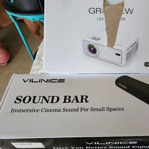 LED PROJECTOR & Sound Bar